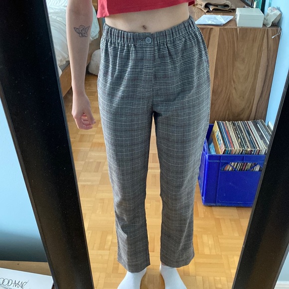 John Galt plaid pants, good condition. One size but fits XS-S. - Picture 1 of 4